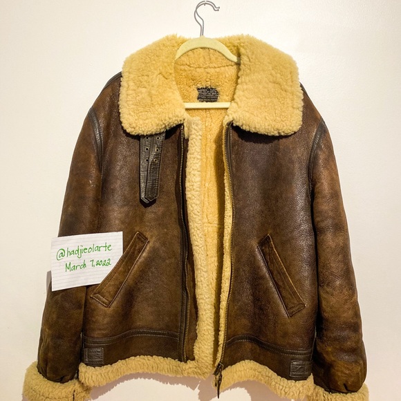 TYPE B-3 SHEEPSKIN FADELESS MILITARY JACKET - Picture 4 of 13